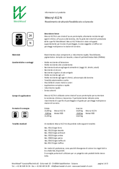 Wecryl 412 N Informazioni sul prodotto