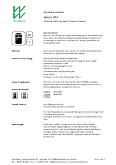 Wecryl 814 Informazioni sul prodotto